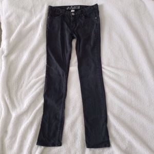 Mudd Denim Dark Wash Black Skinny Jeans size 7